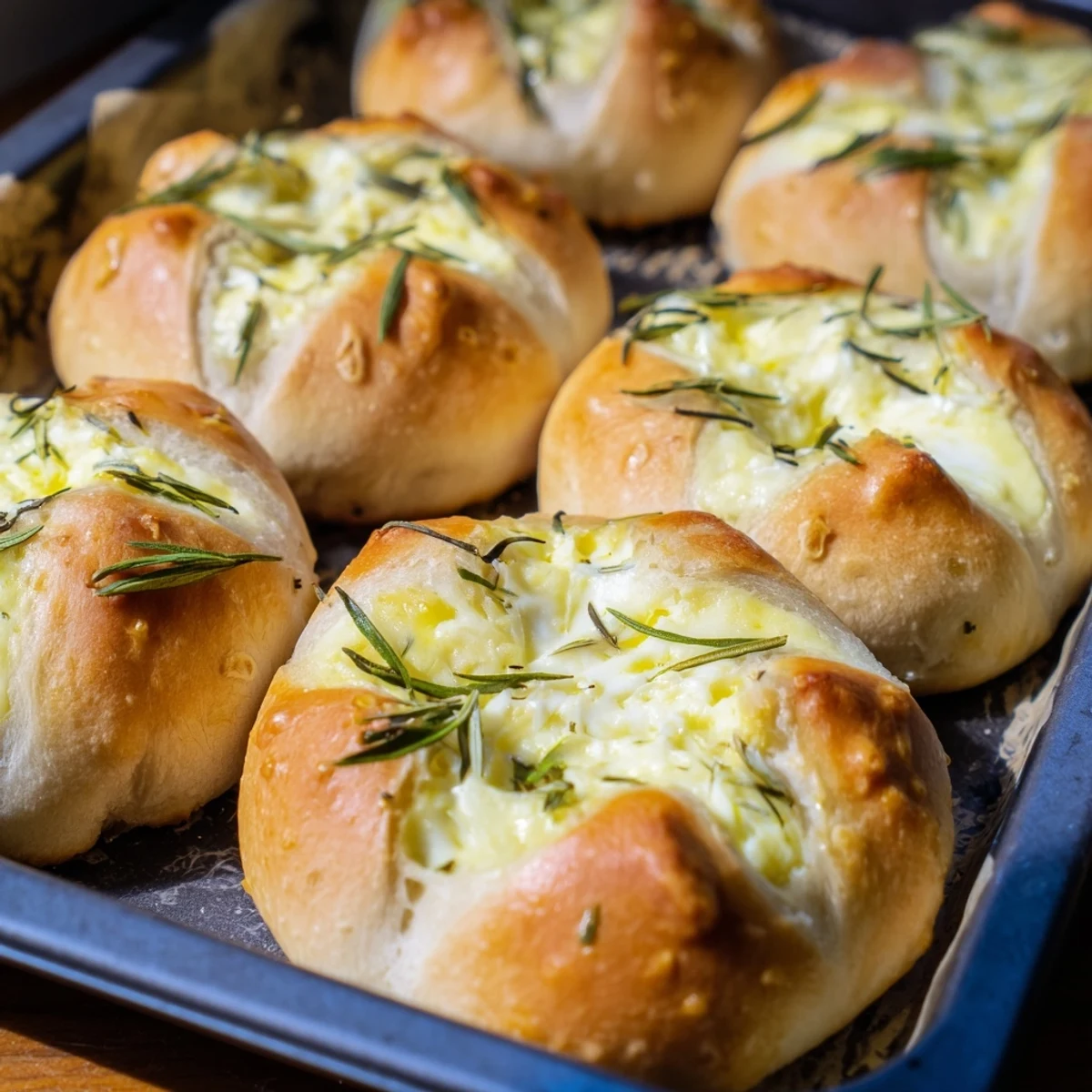Beautiful presentation of The Stormy Sea: dark slate holds crackers & creamy goat cheese "waves", ready to serve.