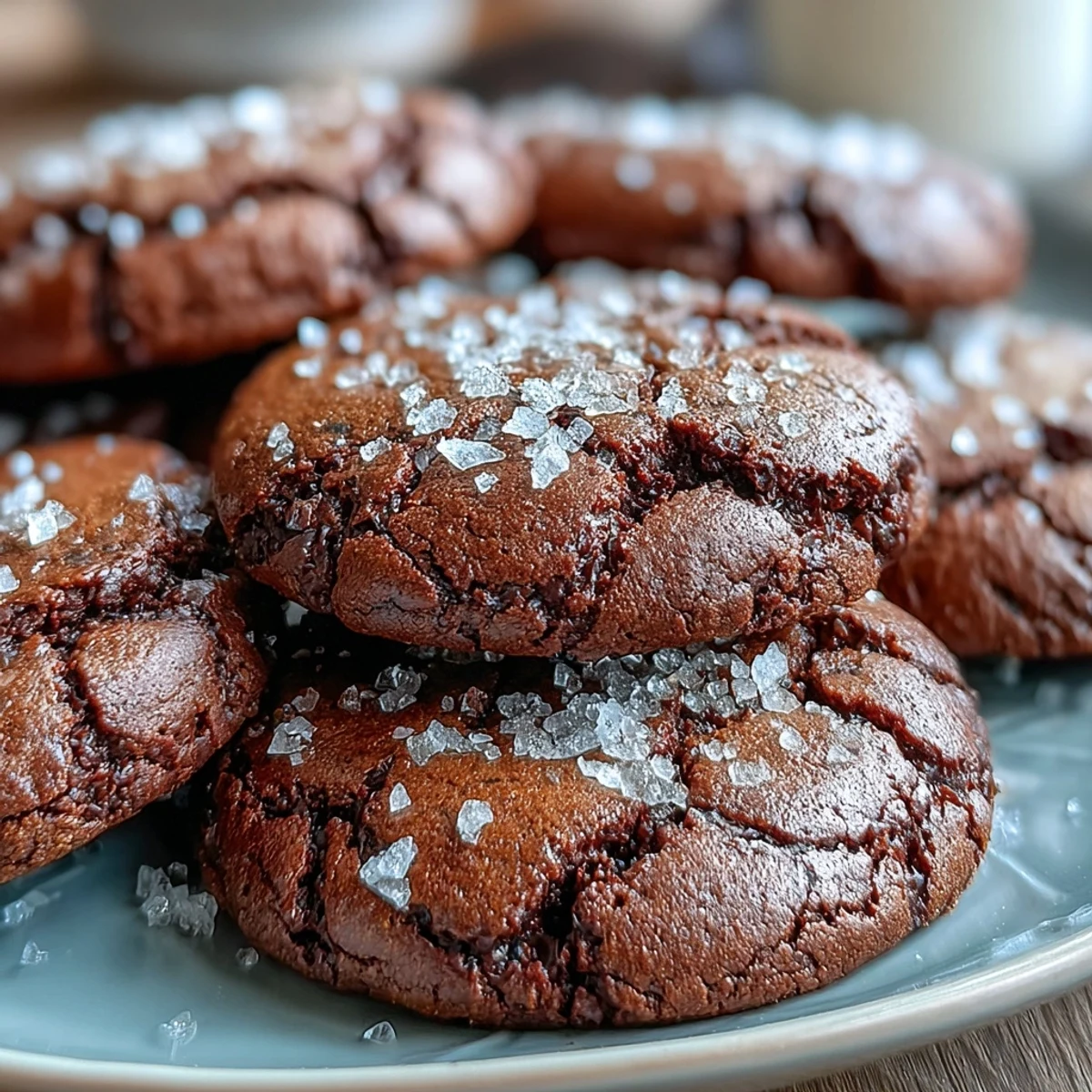 Bite-sized Hojicha Cookies arranged neatly on a baking sheet with parchment paper.