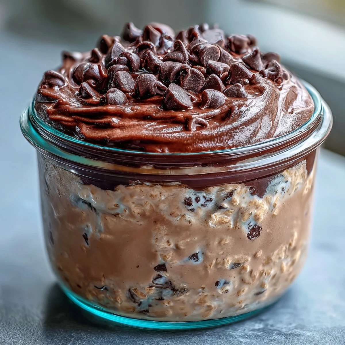 Peanut Butter Cup Overnight Oats