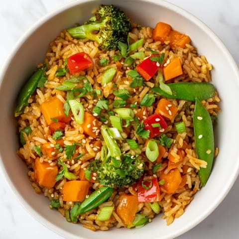 Crispy Vegetable Fried Rice Bowl
