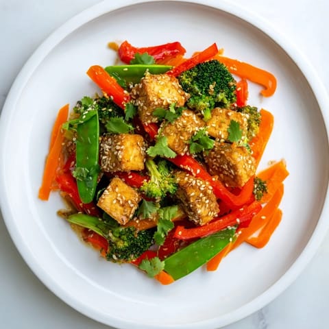 Sesame Ginger Tofu Stir-Fry
