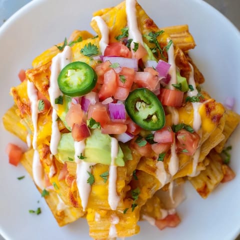 Pasta Chips Nachos Snack