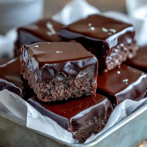 Hojicha Chocolate Fudge