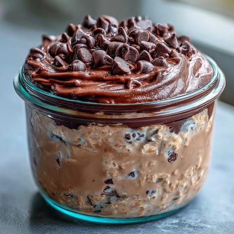 Peanut Butter Cup Overnight Oats