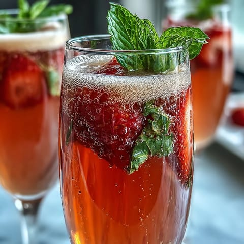 Galentines Brunch Strawberry Bellini