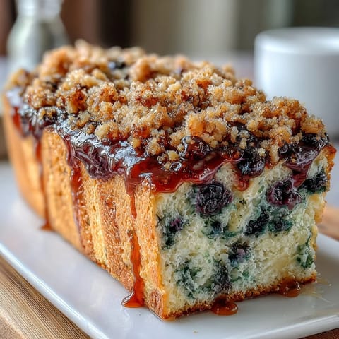 Lemon Blueberry Sourdough Loaf