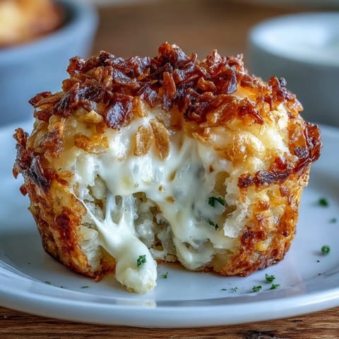 Funeral Potatoes Muffin Cups