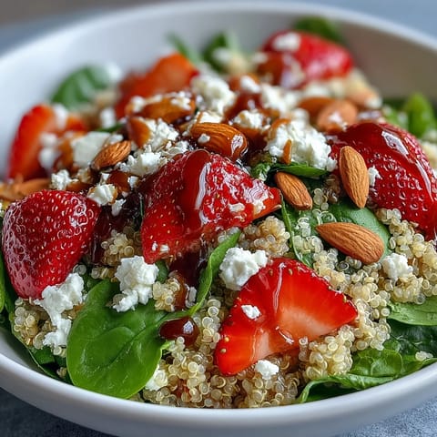 Strawberry Feta Quinoa Salad