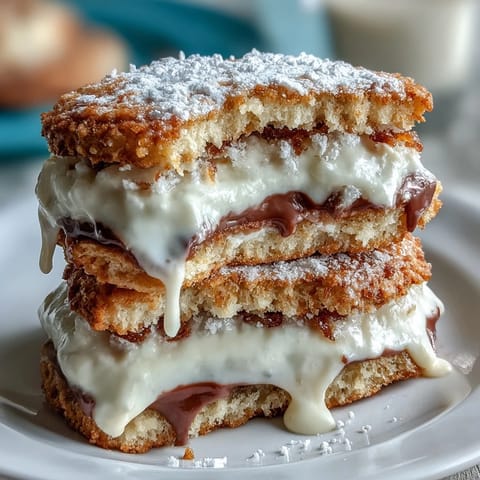 Soft vanilla cream-filled sandwich cookies, perfect for Cookie Run Kingdom fans and sweet treat lovers.