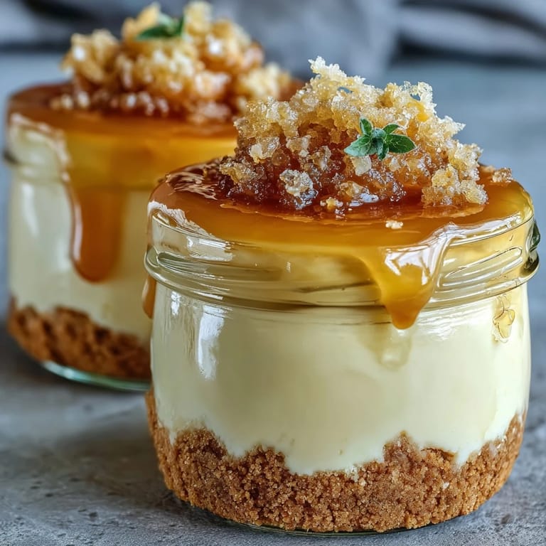Elegant Limoncello Cheesecake Jars featuring Limoncello-infused cream cheese, crisp biscuit base, and homemade lemon curd in individual servings.