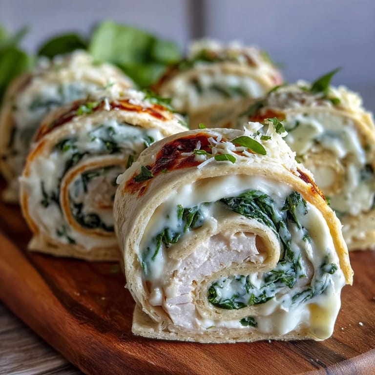 Flavorful turkey and cheddar pinwheels rolled with fresh spinach in soft tortillas—an easy, no-cook appetizer for gatherings or picnics.