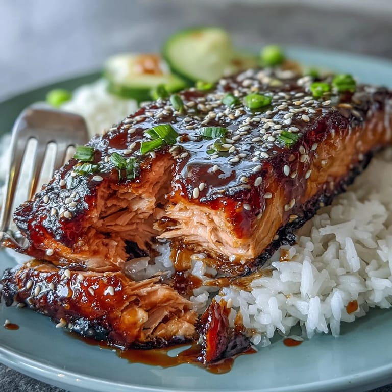 Enjoy this easy salmon teriyaki bowl, a quick weeknight meal with savory-sweet flavors.