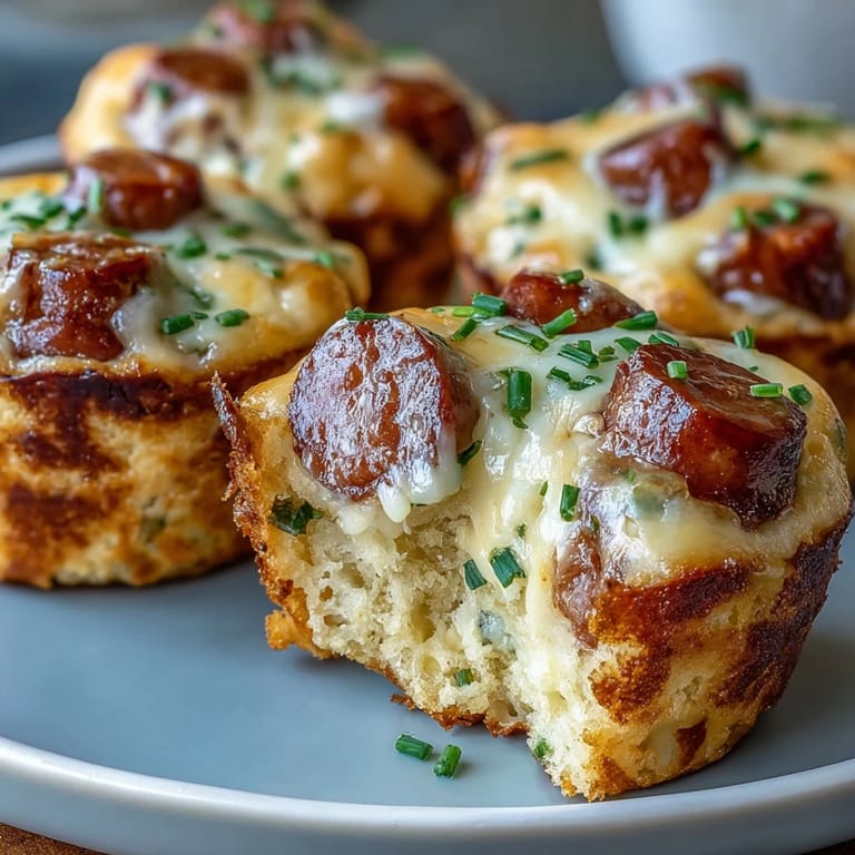 Bite-sized corn dog muffins, fluffy and baked with juicy hot dog for snacking.