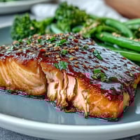 Vibrant sheet pan teriyaki salmon with crisp broccoli and snap peas, glazed in homemade teriyaki sauce for a wholesome dinner.