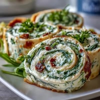 Delicious turkey, cheese, and spinach tortilla pinwheels with creamy filling, perfect for quick party appetizers or lunchbox snacks.