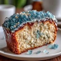 Teal and gold geode slice graduation cake, a stunning dessert centerpiece.